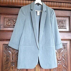 NWT Longline Rolled Sleeve Boyfriend Blazer